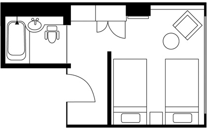 お部屋の場所